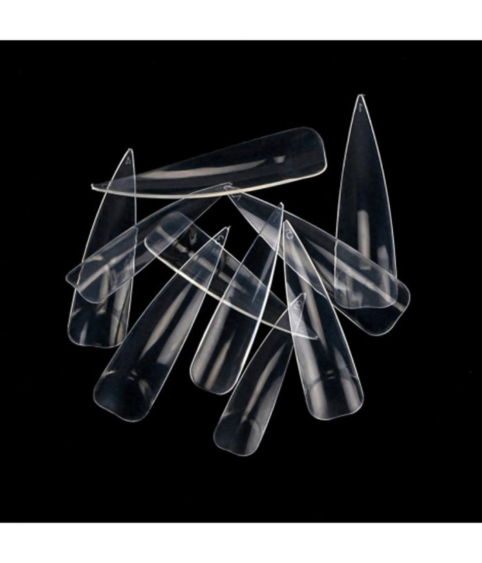 36 Tips Trasparente Stiletto Lunghe Competizione Punta Per Ricostruzione Nailart         