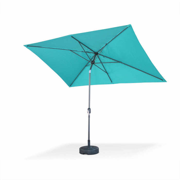 Ombrellone rettangolare 2x3m, turchese