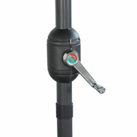 Ombrellone rettangolare 2x3m, turchese