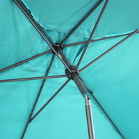 Ombrellone rettangolare 2x3m, turchese