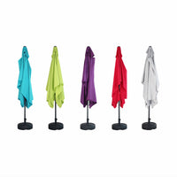 Ombrellone rettangolare 2x3m, turchese