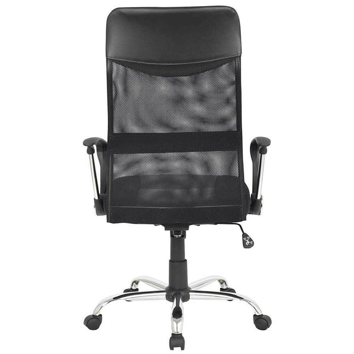 Poltrona Sedia Scrivania Ufficio Presidenziale Girevole Direzionale Pelle Nero