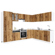 vidaXL Set Mobili da Cucina 14 pz Kalmar Legno Vecchio in Truciolato