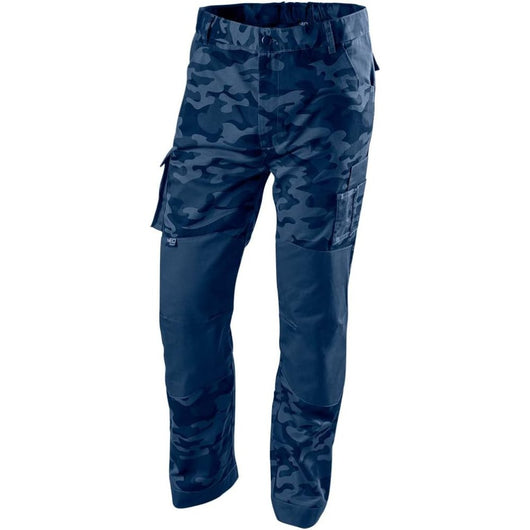 Topex 81-223-s pantaloni da lavo ro camo navy, taglia s