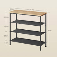 Scarpiera VALORA in stile loft - Sonoma - LBS035B11