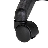 Sgabello Estetista Girevole Seduta Imbottita 10cm Ecopelle Salone Studio Bianco