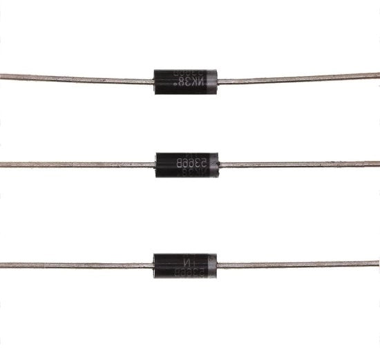 Diodo Zener di Potenza 39V - 5W - 50 pezzi - Diodi Axiali - DO-15 (CASE17-02) - 5 Watt 39 Volt
