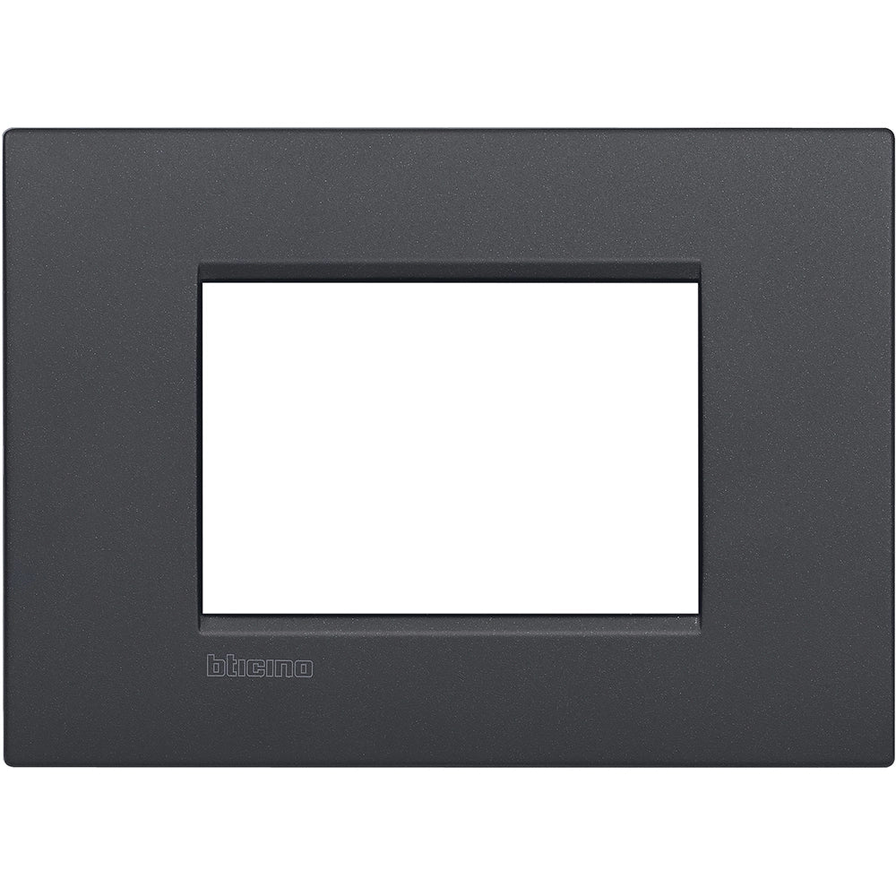 BTICINO Living Light AIR Placca 503 3P antracite LNC4803AR