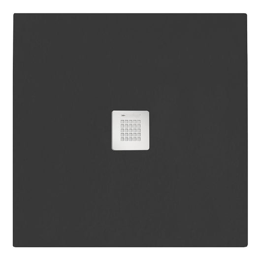 Piatto doccia nero 80x80 cm linea emotion serie serenity quadrato