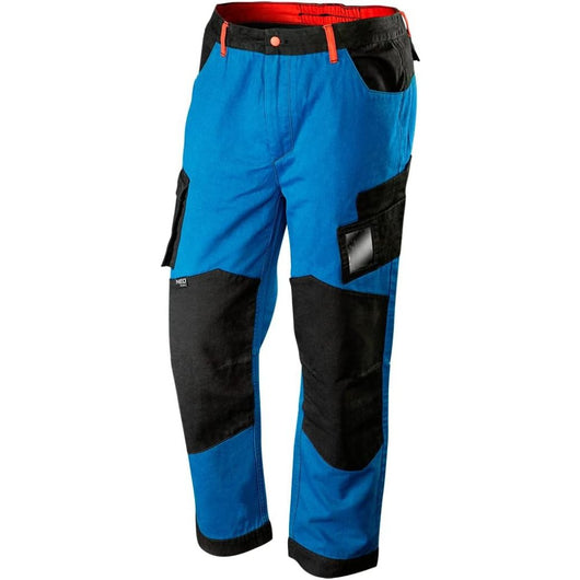 Topex 81-225-m pantaloni da lavo ro hd+ 100% cotone, 270 g m2, m