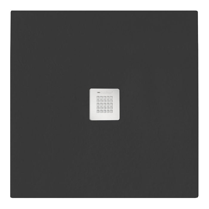 Piatto doccia nero 90x90 cm linea emotion serie serenity quadrato