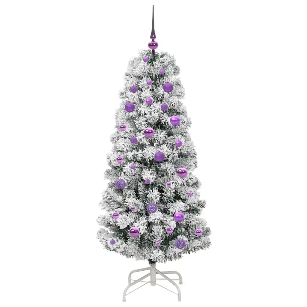 Albero di Natale | Decorazioni natalizie Artificiale con Rami Pieghevoli 150 cm