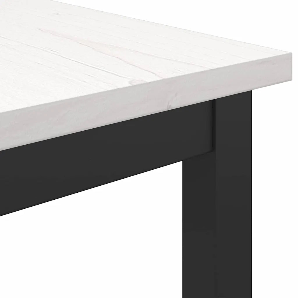 tavolo Bianco 100 x 40 x 101 cm Legno ingegnerizzato e acciaio CFW9752156