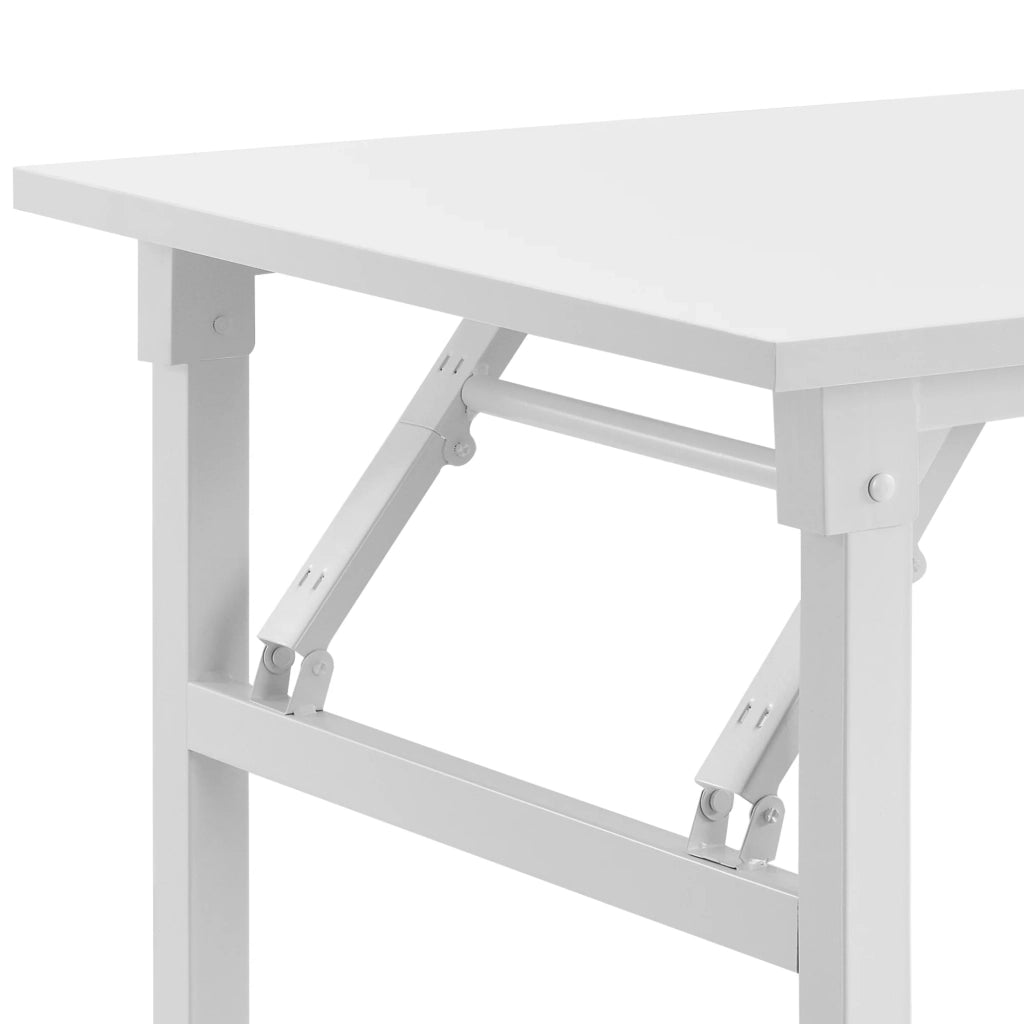 Tavolo da pranzo pieghevole da cucina altezza regolabile per 4 persone 120 cm bianco 03_0004361