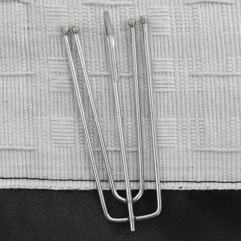 Tende Oscuranti | Tende Blackout con Ganci Effetto Lino 2 pz Antracite 140x225cm