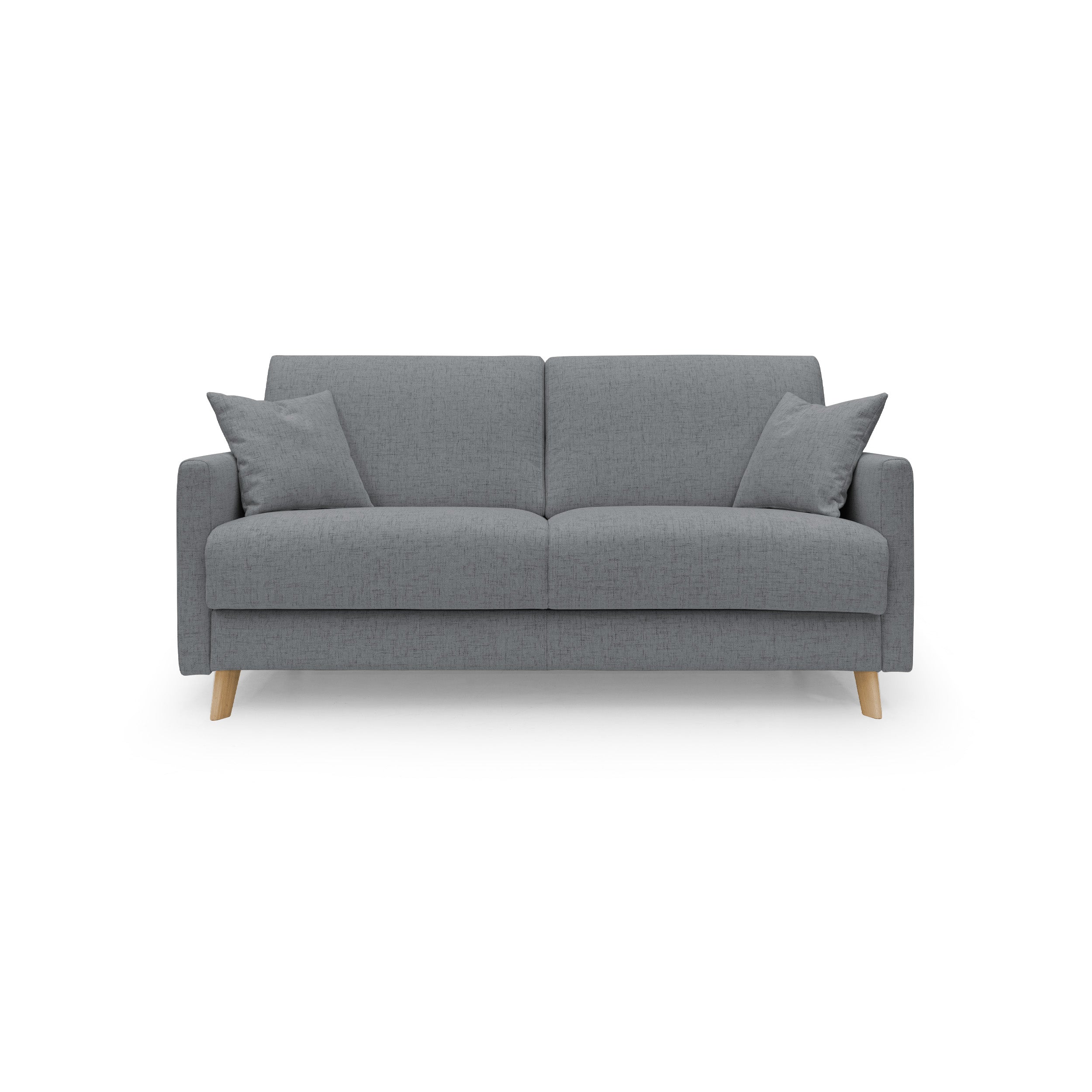 Edgar Divano letto matrimoniale in tessuto felis impermeabile T03 200 cm (mat. 160x197) grigio