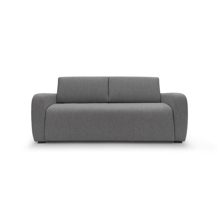 Duna Divano letto matrimoniale con materasso 20 cm in tessuto impermeabile T03 215 cm (mat. 160x197) grigio