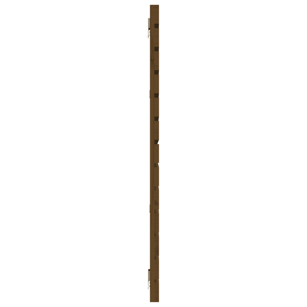 Testiera da Parete Ambra 166x3x91,5cm in Legno Massello di Pino