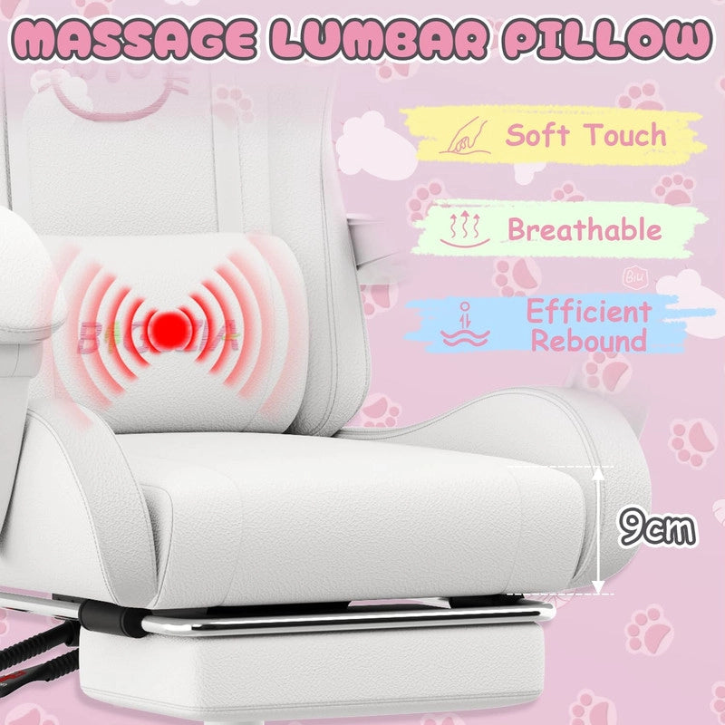 Sedia da gioco per bambini  con poggiapiedi, sedia ergonomica regolabile in altezza