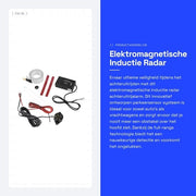 Sistema di Allarme di Partenza con Radar Induttivo a Lungo Raggio - Senso di Parcheggio - Adatto per Auto e Camion - Sicurezza - Funziona con Batteria.