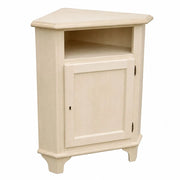 Mobile angolare 1 porta classico legno grezzo l.51 p.51 h.97 (554) - Mobili 2G