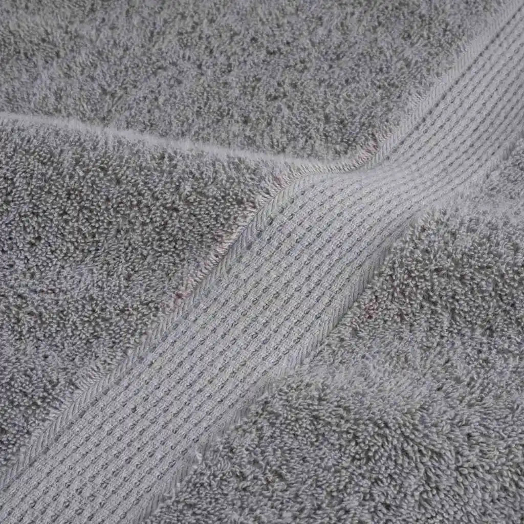 vidaXL Panni per il viso SOLUND 10 pcs Grigio Cotone
