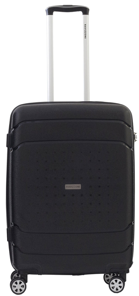 Trolley Valigia Media Rigida in Polipropilene 4 Ruote TSA Ravizzoni Cuba Libre Nera
