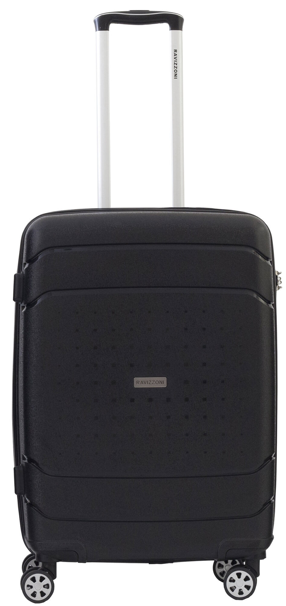 Trolley Valigia Media Rigida in Polipropilene 4 Ruote TSA Ravizzoni Cuba Libre Nera