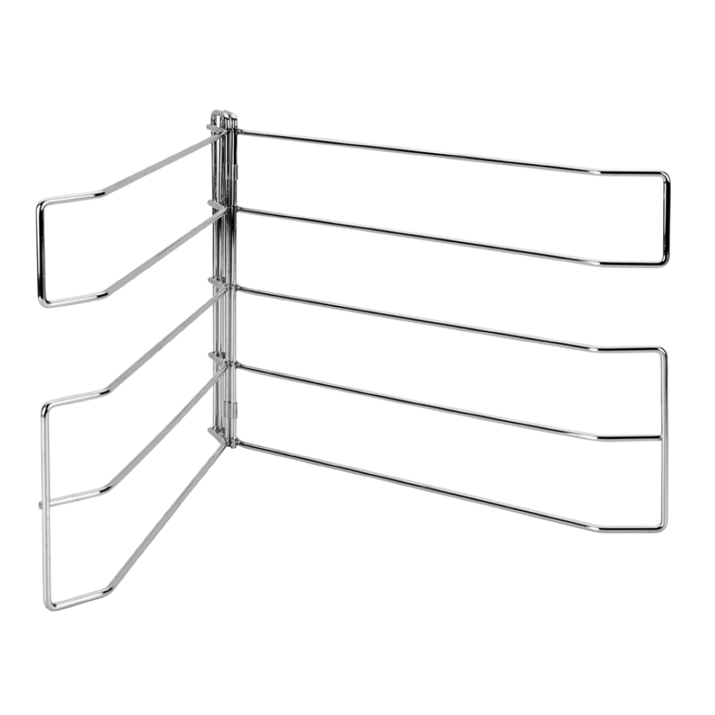 Porta Teglie Multiplo Cromato Da Forno - Metaltex