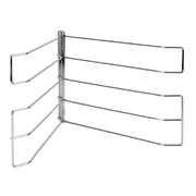 Porta Teglie Multiplo Cromato Da Forno - Metaltex
