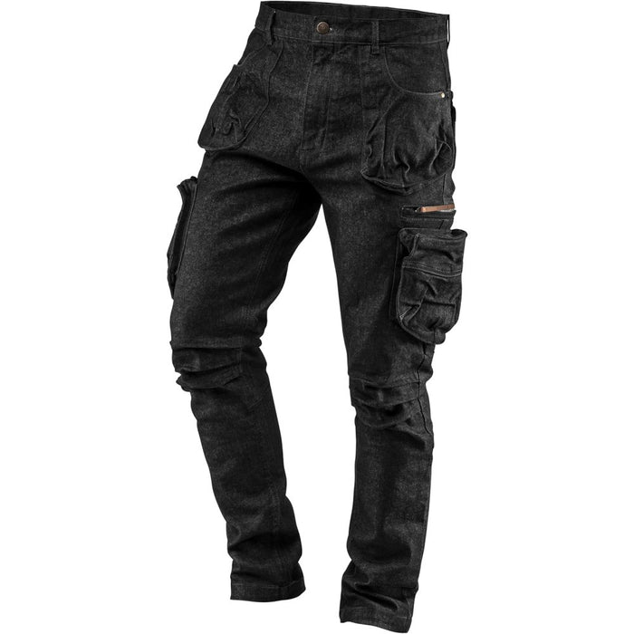 Topex 81-233-xxl pantaloni da la ro denim, nero, taglia xxl