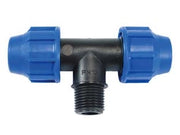 RACCORDO A COMPRESSIONE TI FILETTO MASCHIO PN16- - ø mm.16x16x M 1/2 - 10 pezzi
