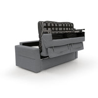 Avalon Divano letto con materasso H18 220 cm (mat. 160x197 cm) giallo