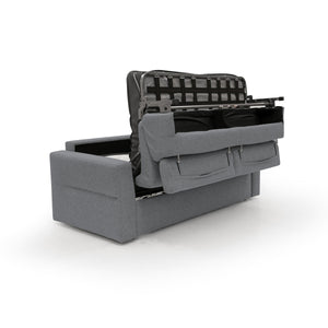 Avalon Divano letto con materasso H18 200 cm (mat. 140x197 cm) giallo