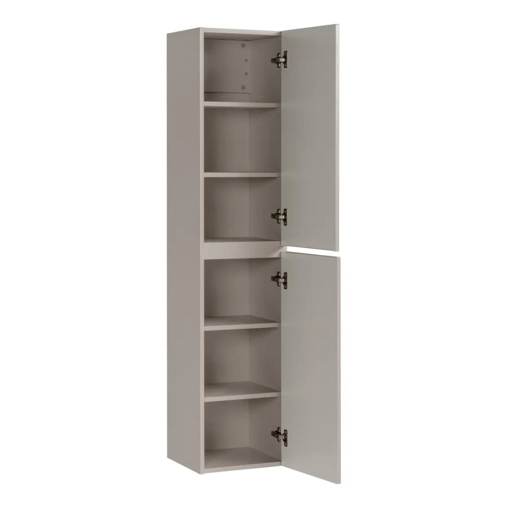 Colonna ICON 160 cm – Finitura marrone congo – 2 porte – Mobile da bagno sospeso
