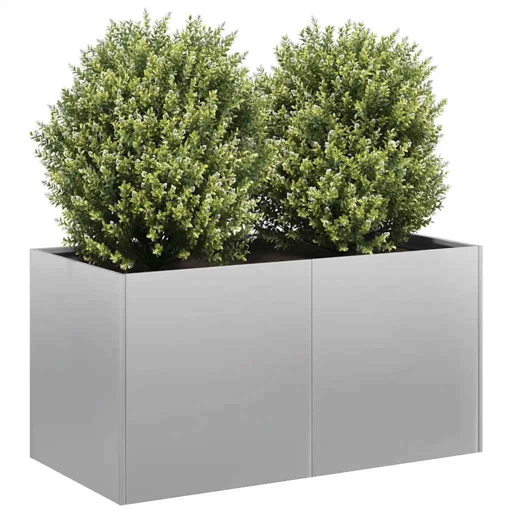 Fioriera 80x40x40 cm in Acciaio Zincato 860673