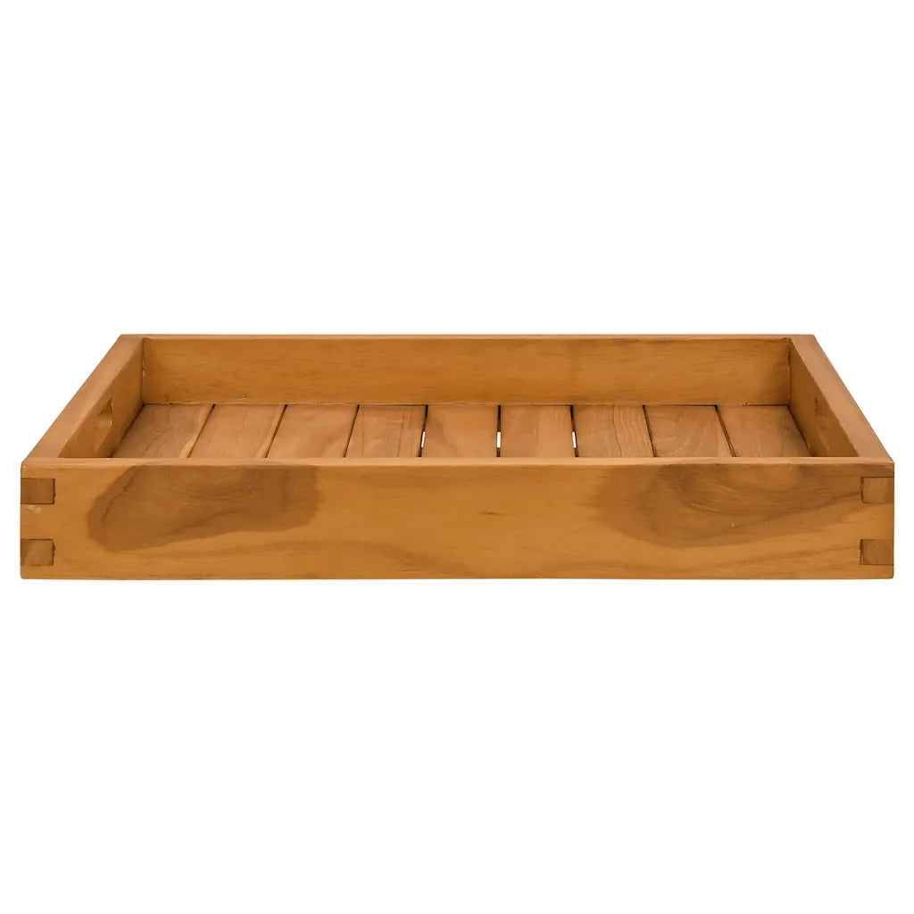 Vassoio da Portata 50x50 cm in Legno Massello di Teak 315457