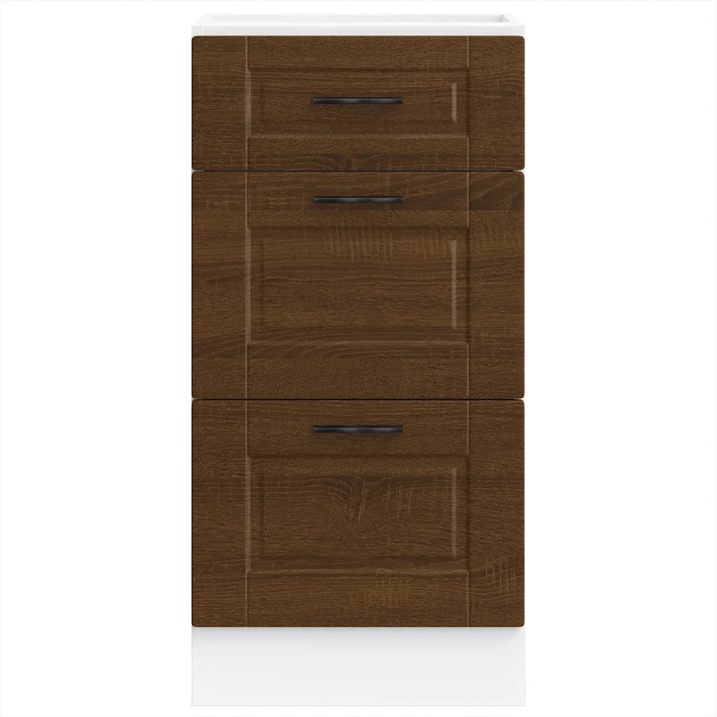 Base da Cucina Porto Rovere Marrone in Legno Multistrato 854227