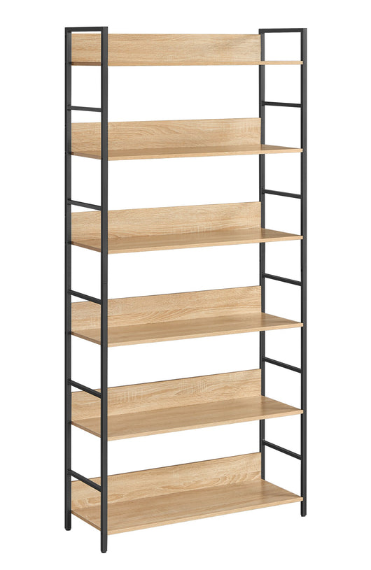 Libreria moderna VALORA a 6 ripiani - Sonoma - LLS176B11