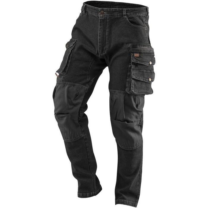 Topex 81-236-xl pantaloni da lav ro denim, nero, taglia xl