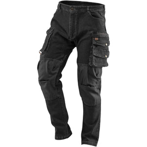 Topex 81-236-xl pantaloni da lav ro denim, nero, taglia xl