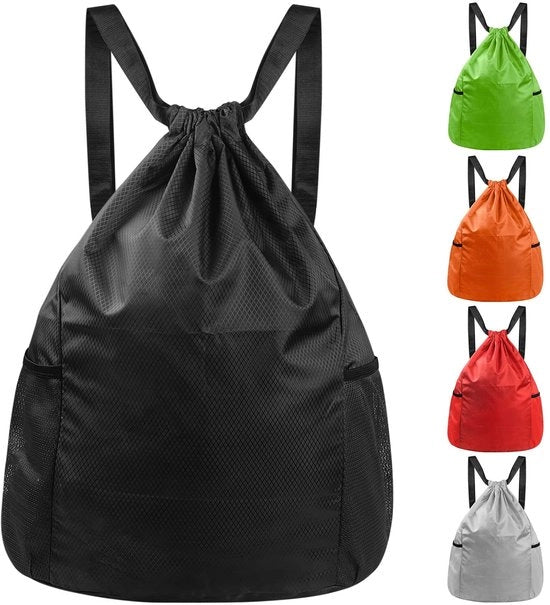 Zak da Sport con Cordoncino - Tela Oxford - 40 x 48 cm - Resistente all'Acqua - Duraturo - Adatto per Sport/Viaggi - Borsa Sport