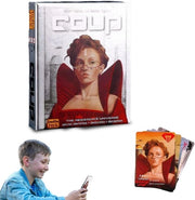 Gioco da tavolo Coup Reform - Giochi da 2 a 6 giocatori - Età di consigliata 14 anni in su - Durata di gioco 15 minuti - Scatola decorativa - Gioco da tavolo