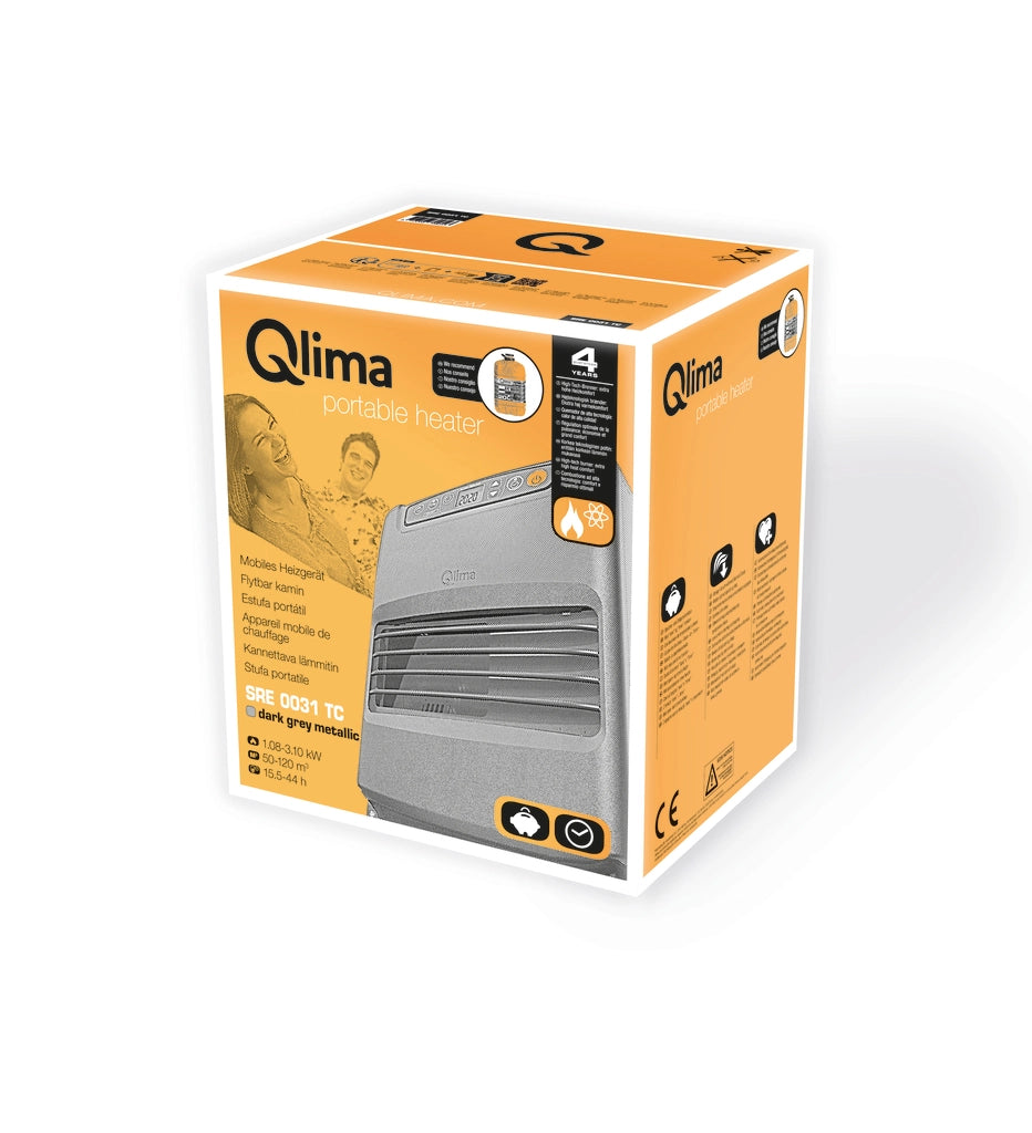 STUFA A COMBUSTIBILE LIQUIDO SRE 0031 TC- - cm.37x29,9x42,9h.  - peso Kg.8 - 1 pezzi QLIMA