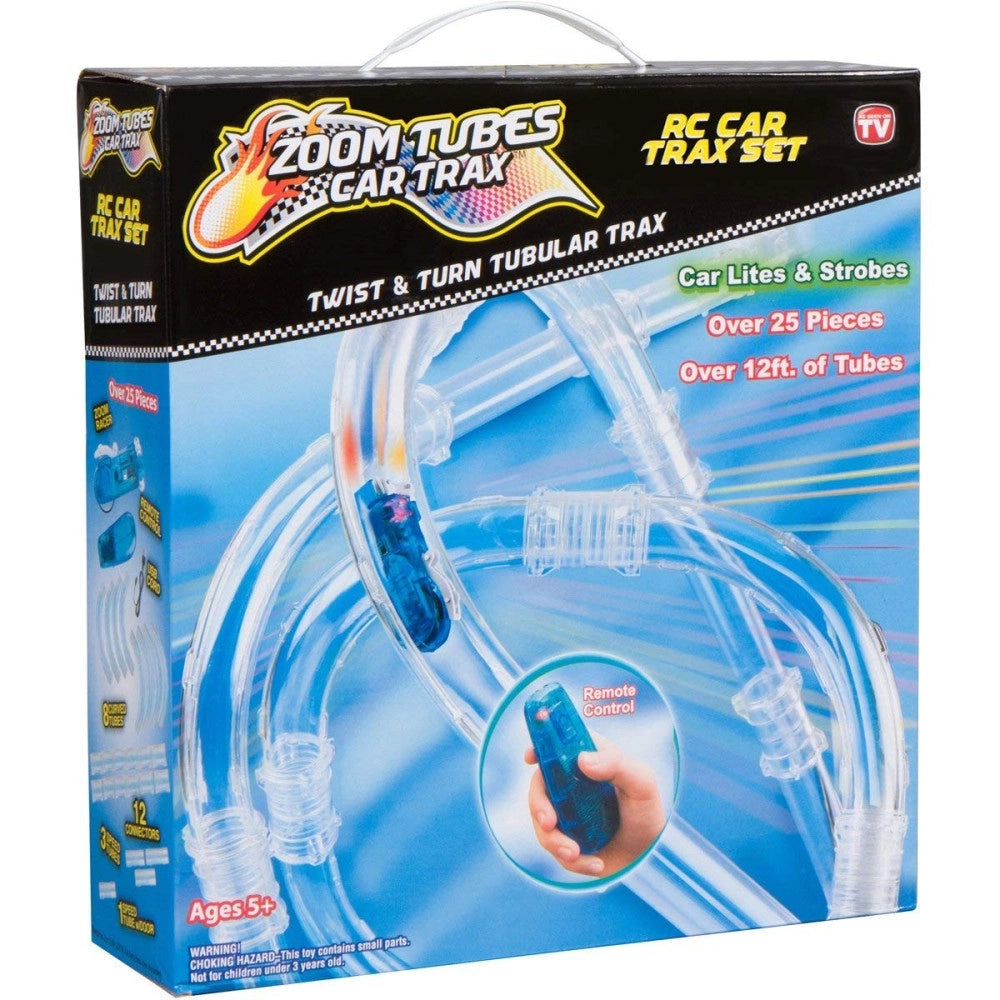 Trade Shop - Gioco Giocattolo Zoom Tube Racing Tubo Magico Per Macchinine Con Effetto Luci -