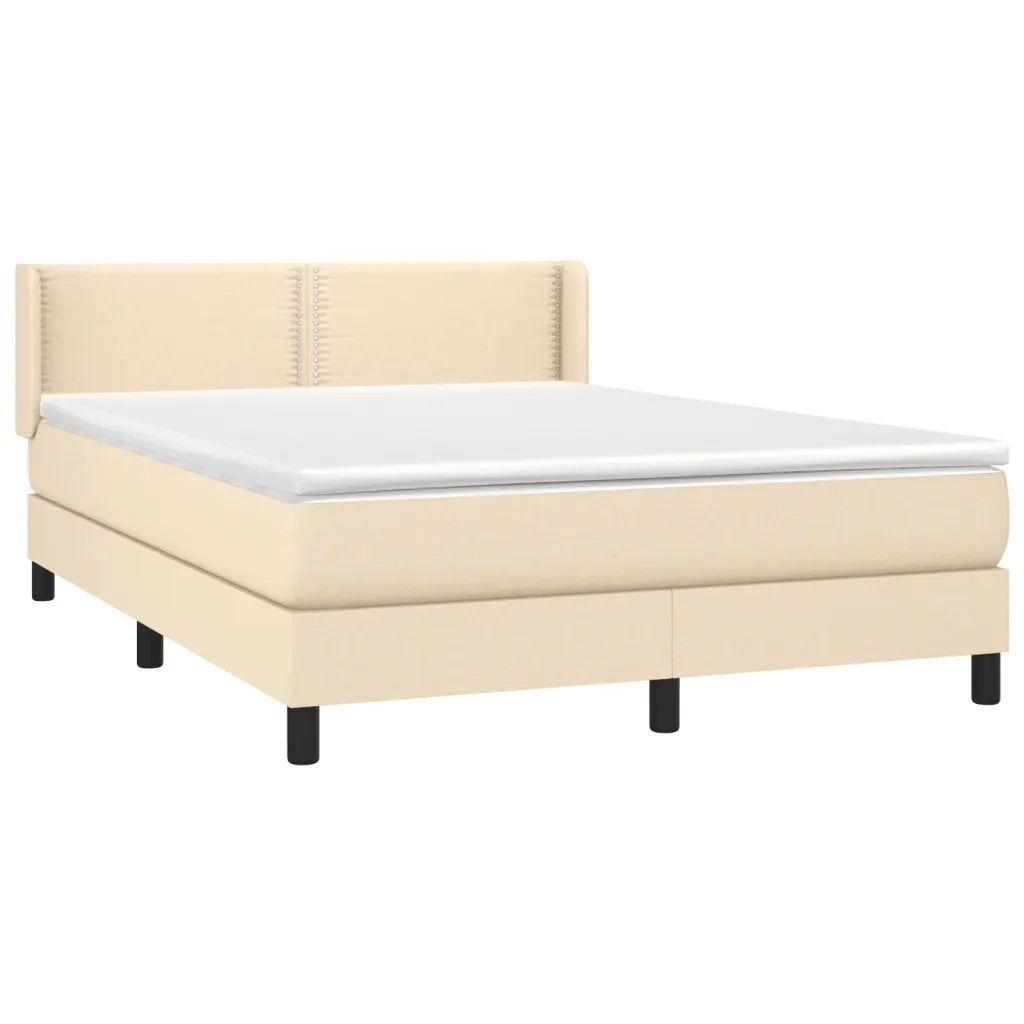 Giroletto a Molle con Materasso Crema 140x19 cm in Tessutocod mxl 98351