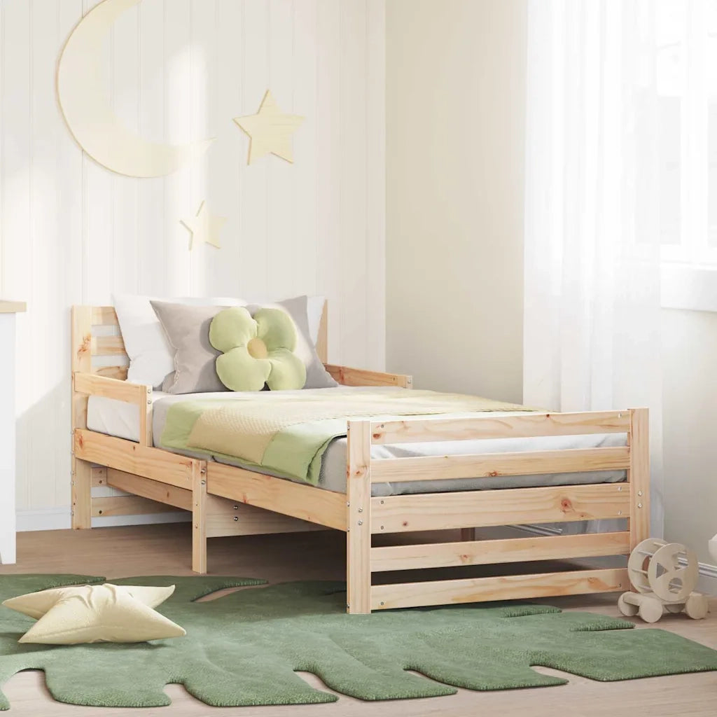 Struttura del letto Marrone 80 x 200 cm Legno multistrato 877206