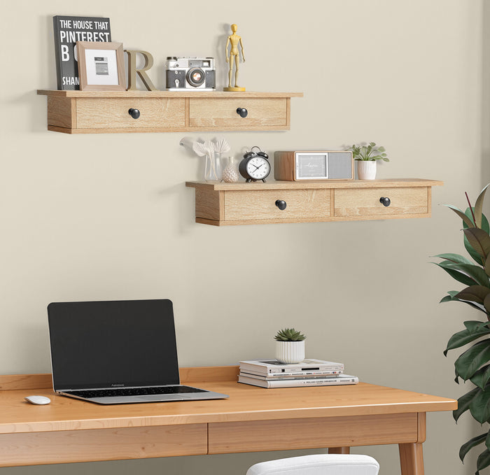 Mobiletto da parete VALORA con cassetti - Sonoma - LWS865B11