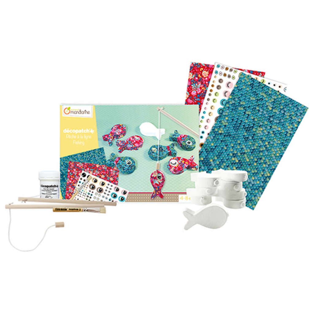 Avenue Mandarine Cofanetto Creativo Decopatch Fishing Game 444561
