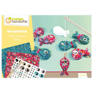 Avenue Mandarine Cofanetto Creativo Decopatch Fishing Game 444561
